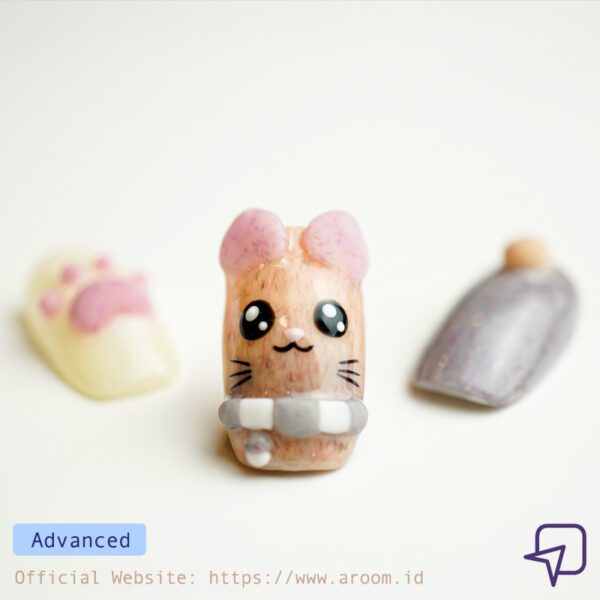 Nail Art Carissa 3D fur Hamster