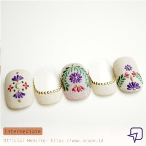 Kursus Nail Art Popcoat Mexican Flower